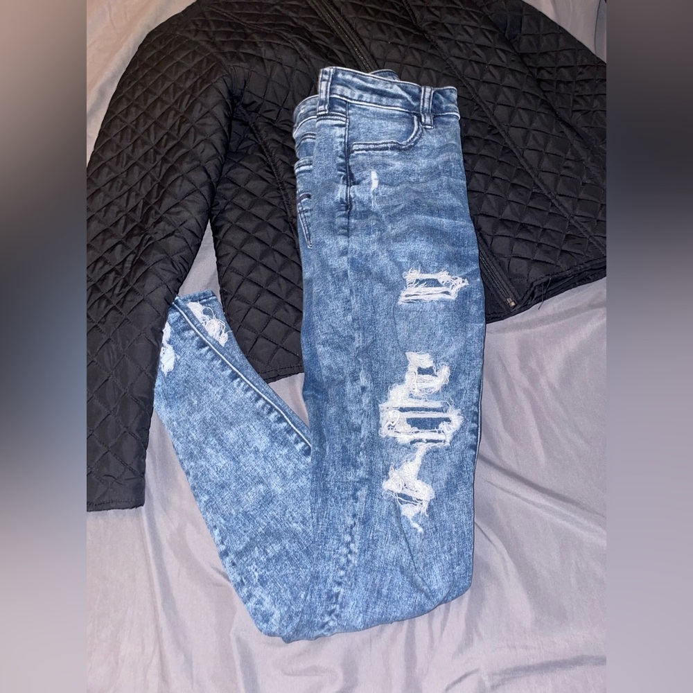 Women’s, American Eagle, Medium wash jeans